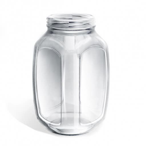 Glass jar 0.72 l. SCREW 82mm CUP